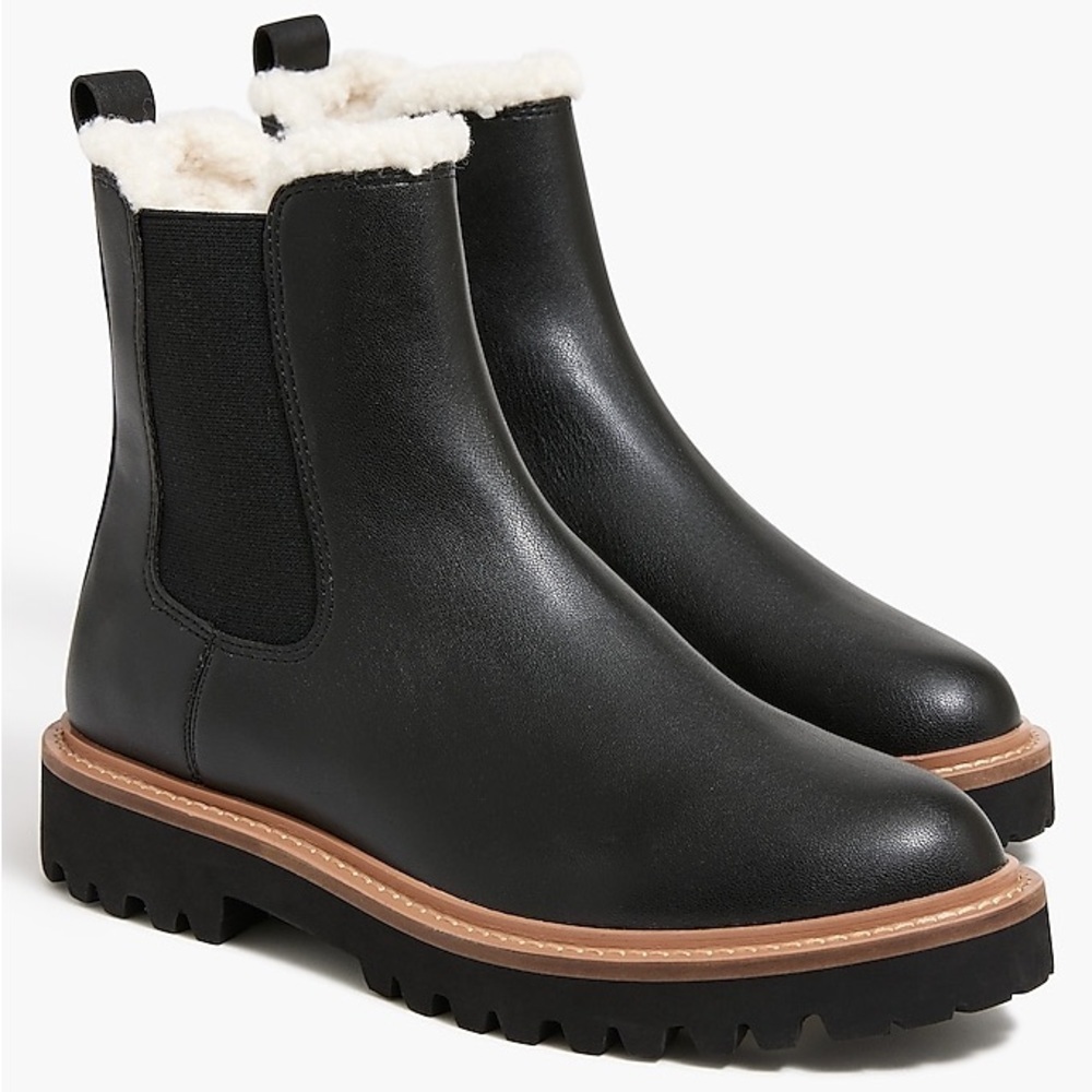 J Crew Lug-sole Chelsea boots CA781